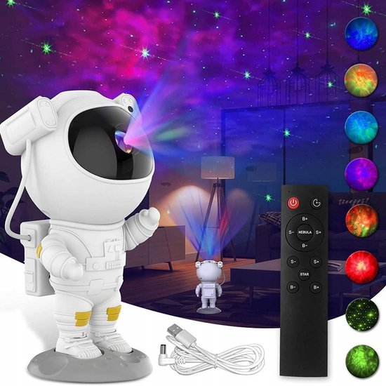 ASTRONAUT LED STAR PROJECTOR NIGHT LAMP